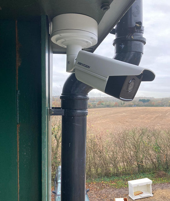 Ultra HD CCTV in use at a business