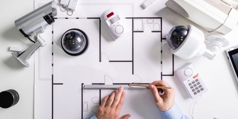 CCTV system being designed for a warehouse unit